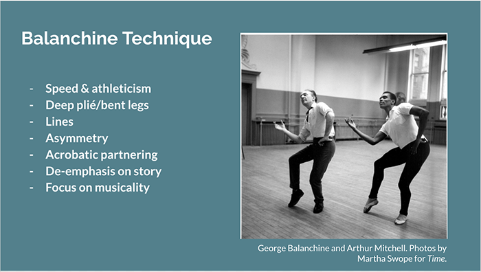 Slide: Balanchine Technique